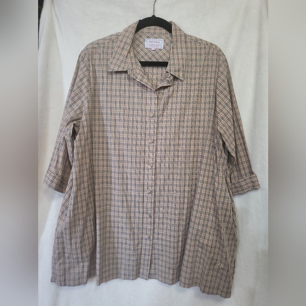 Diane Bailey "Beach House" Top with Pockets Size 4XL